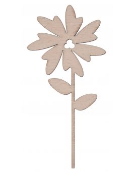 Drewniany kwiatek 9B