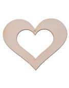 Drewniane serce 5x6 cm