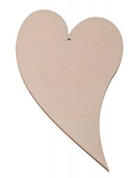 Drewniane serce 3 10x5,5 cm