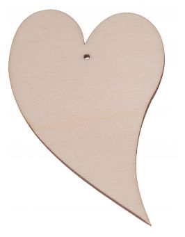 Drewniane serce 3 15x9 cm
