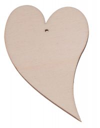 Drewniane serce 3 15x9 cm