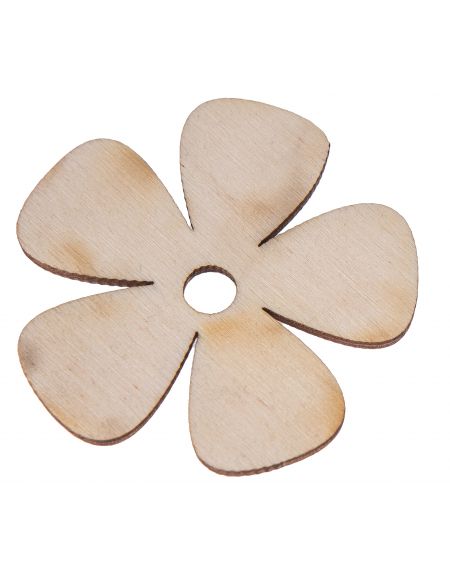 DREWNIANY KWIATEK 3x3cm 1 szt. DREWNIANY KWIATEK 3x3cm 1 szt.