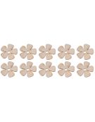 Drewniany kwiatek  4x4 cm 10 szt.