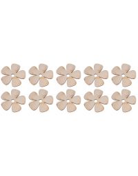 Drewniany kwiatek  4x4 cm 10 szt.