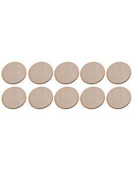 Drewniane kółko 3x3cm 10szt.