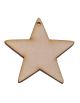Drewniana gwiazdka 3x3 cm zawieszka 1szt.