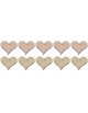 Drewniane serce 2 1x1 cm 10 szt.