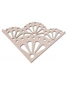 Ażurowa dekoracja drewniana B2