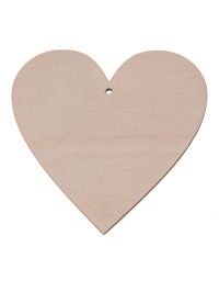 Drewniane serce 10x10 cm zawieszka