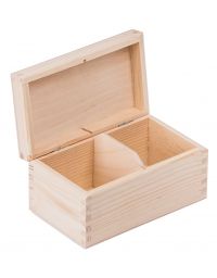Pudełko drewniane  pojemnik na herbatę herbaciarka NELA 2