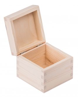 Drewniane pudełko pojemnik na herbatę herbaciarka NELA 1