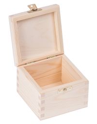 Pudełko drewniane  pojemnik na herbatę herbaciarka NELA 1-Z