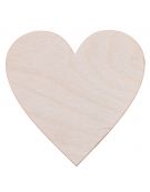 Drewniane serce 10x10 cm