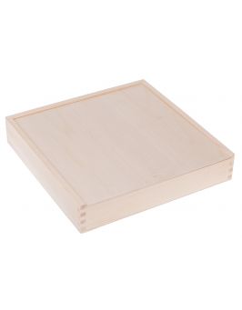 Drewniane pudełko na fotoksiążkę 33x33 cm