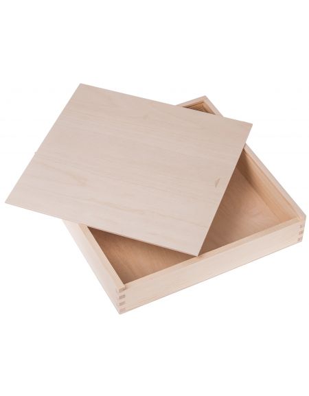 Drewniane pudełko na fotoksiążkę 33x33 cm
