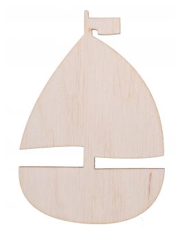 Drewniana żaglówka łódka