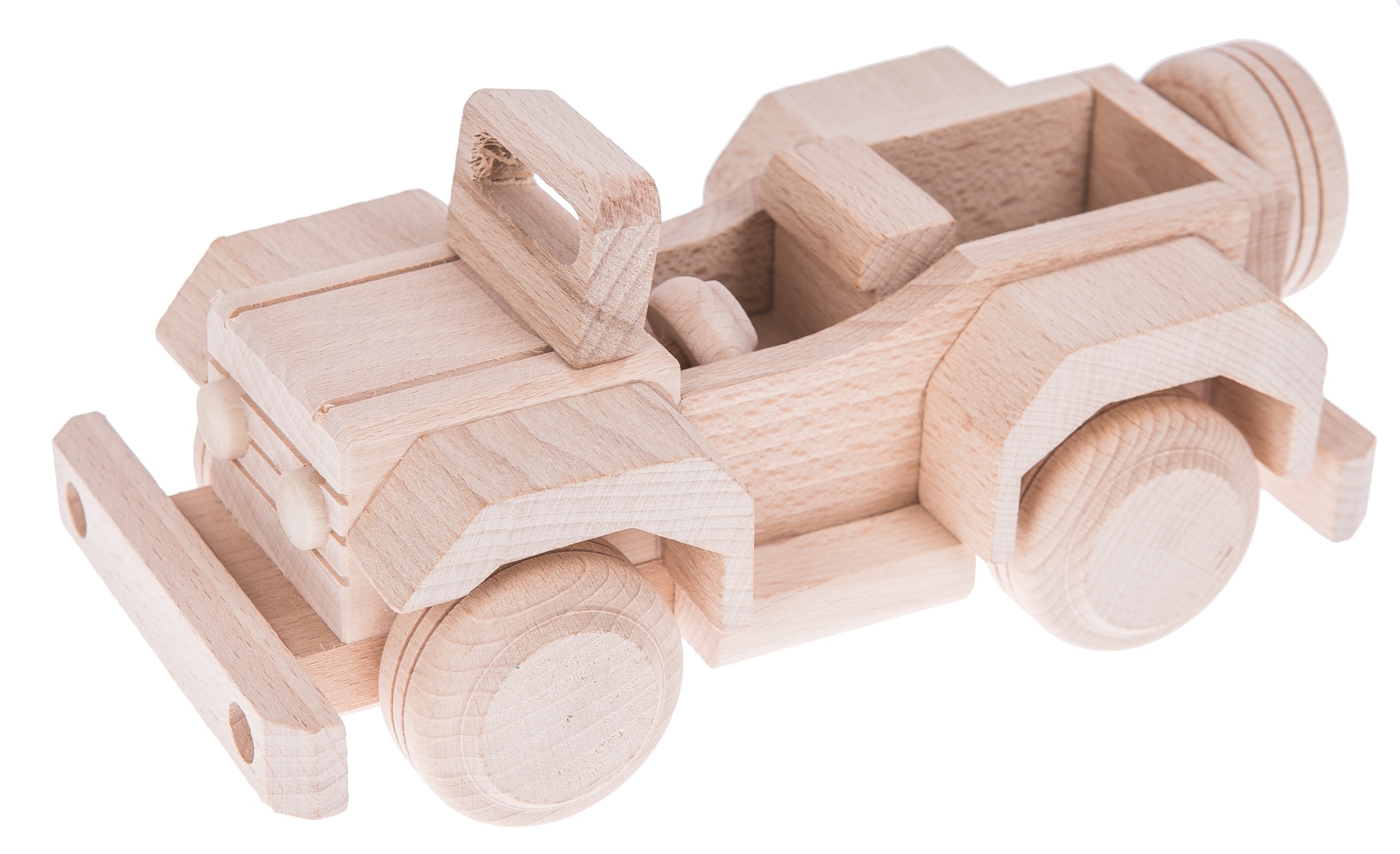 Wooden jeep toy sales