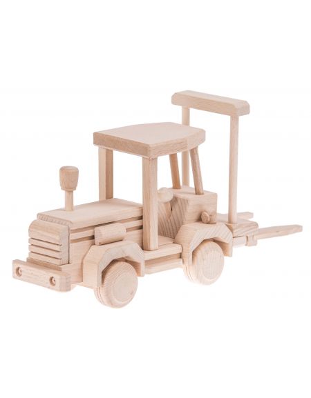 Wózek widłowy drewniana zabawka