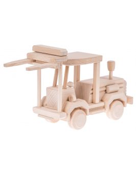 Wózek widłowy drewniana zabawka