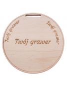 Medal drewniany 6 mm + GRAWER