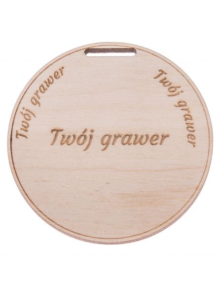 Medal drewniany 6 mm + GRAWER