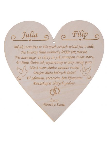 Drewniane SERCE ZAWIESZKA 20cm GRAWER decoupage! Drewniane SERCE ZAWIESZKA 20cm GRAWER decoupage!