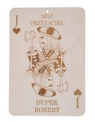 ZAWIESZKA ozdobna karta ozdoba GRAWER prezent HIT!