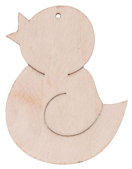 Kurczaczek drewniany zawieszka W6 Kurczaczek drewniany zawieszka W6