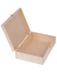 Drewniane pudełko 25x35 cm z zapięciem
