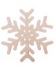 Zawieszka świąteczna - płatek śniegu S15 - 16x14cm