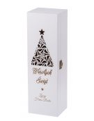 Pudełko na wino Carmen II kolor BIAŁY, grawer