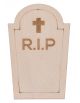 Drewniany nagrobek R.I.P.