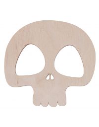 Drewniana czaszka