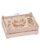 Skrzyneczka z dynią - dekoracja na halloween