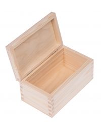 Drewniane pudełko pojemnik 9,5x16 cm