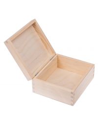 Drewniane pudełko pojemnik 16x18 cm