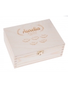 Pudełko 22x16x8 z metryczką, grawer