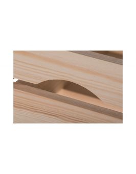 Skrzynka drewniana 50x27x25,5 cm - 3 sztuki