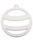 Zawieszka świąteczna biała - Bombka B1