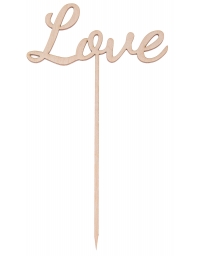 Drewniany napis "Love" 2 na piku