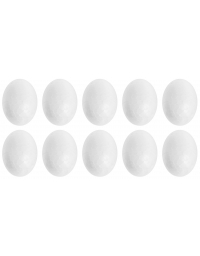 Jajka styropianowe 7cm 10 sztuk