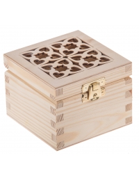 Ażurowe drewniane pudełeczko Nela 1