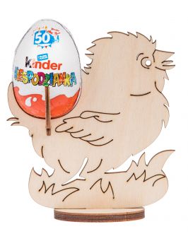 Stojaczek, podstawka kurczątko z KINDER NIESPODZIANKĄ