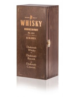 Karafka + pudełko z grawerem na URODZINY whisky