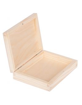Drewniane pudełeczko 16x12,5cm zamykane na magnes