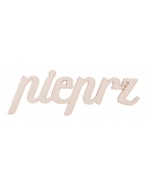 Drewniany napis "pieprz"