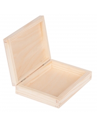 Drewniane pudełko, szkatułka 16x12x3cm