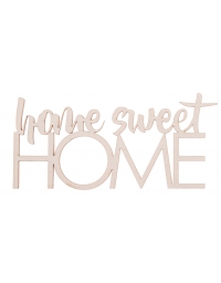 Napis ze sklejki "home sweet HOME" mały