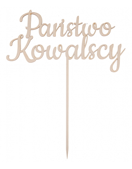Topper "Państwo Młodzi" (nazwisko) Topper "Państwo Młodzi" (nazwisko)