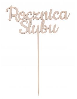 Topper "Rocznica Ślubu"
